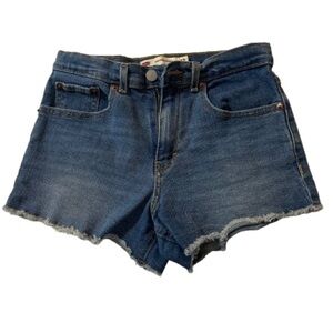 Girls Levi’s Mini Mom Jean Shorts - Size 12 (LIKE NEW)